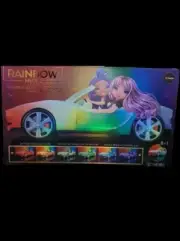 Rainbow High Fashion Doll Color Change Convertible Car 8-in-1 Light-up Vehicle