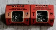 Atlas Tack Co. Linoleum Binding Nails Zinc Plated Steel 5/8" 16 GA. Lot of 2 VTG