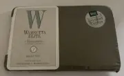 Wamsutta ELITE SENSUOUS KING FLAT SHEET NEW 250 Thread Count BRUSHED COTTON Gray