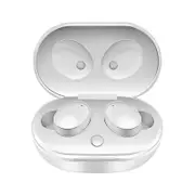 Binaural bluetooth 5.0 TWS Earbuds Noise Reduction IPX7 Waterproof Earphone WHITE COLOR