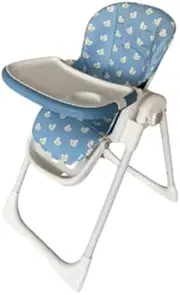Mobiclinic®, High Chair for Baby, Evolutive, Extra Folding, Convertible into high Chair, Simba, 5-Point Harness, Wheels with Brakes, Double Removable Tray, Washable and Removable Fabric, Adjustable