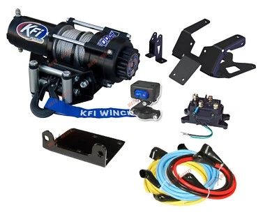 Can-Am Renegade 800 Winch and Mount Plate Kit 2012-2015 2000 lbs KFI ATV Can Am