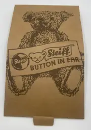 2000 Steiff Club Gift Black Mini Bear 7cm/Original box and Book