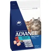 Advance Multi-Cat Adult Chicken and Ocean Fish Dry Cat Food - 8kg