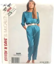 McCall's Stitch "N Save Pattern #2858 - Jumpsuit (Sizes 12, 14 & 16)