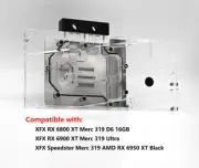 Granzon Full Cover GPU Block For XFX Radeon RX 6900XT/6800 XT Speedster Merc 319