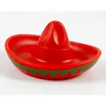 樂高 LEGO 紅色 墨西哥帽 帽子 寬邊帽 90307PB02 71004 RED MEXICAN SOMBRERO