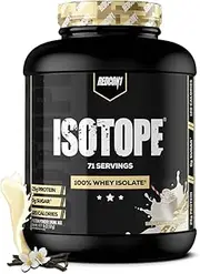 Redcon1 Isotope 71 Servings Isolate Vanilla Whey Protein Powder 2.27 kg
