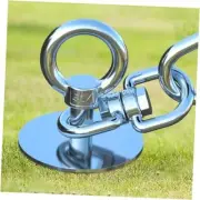 TOPKNOT Dog Tie Out Stake,Heavy Duty Dog Run-304 dog stake/ 200lbs(Anchor Only)