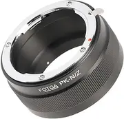 High Precision Lens Mount Adapter Ring Al num Alloy Repla ent for K-Mount Lens to Z5 Z6 Z6II Z7 Z7II Z50 Z-Mount Full Frame Mirrorl Camera Black One Size