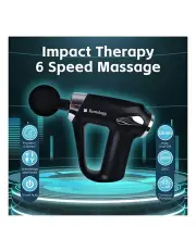 [Clevinger] Remology Impact Therapy 6 Adaptive Speed USB-C Massage Gun with 4 Heads