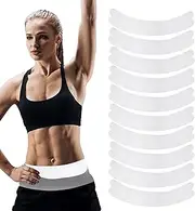 [Generic] Sweat Liners for Bras | 10X Sweat Absorbing Pads for Under Breast - Reusable Breast Pads for Exercise Yoga Workout Gym Everyday Pilates