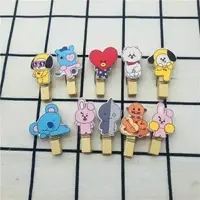 在飛比找蝦皮購物優惠-木夾 BT21 BT21 照片夾 BT21 / BTS 高品