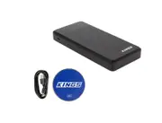 Kings 20,000 mAH Lithium Portable Power Bank + 15W Wireless Phone Charger