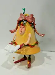 NWT Christmas Krinkles Department 56 Bell Book Ornament