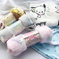 在飛比找蝦皮購物優惠-✔現貨🍯 日本限定 SANRIO三麗鷗法蘭絨毛毯 寶寶毯 被