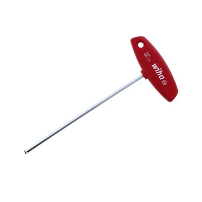 WIHA TOOLS 54040 1/4" Hex T-Handle Ball End Tool Steel MagicRing