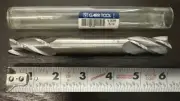 3/4” 420M 2 FLUTE FULL LENGTH GARR CARBIDE DOUBLE SQUARE END MILL
