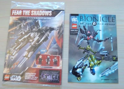 Lego Brickmaster Magazine w/ Bonus Bionicle DC Comic - Mar-Apr 2008 Star Wars