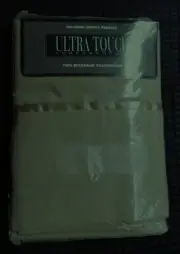 New Vintage Ultra Touch Fundamentals Khaki Standard Pillowcases - Set of (2)
