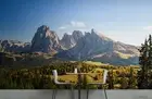 3D Mountain Forest Landscape Wallpaper Wall Murals Removable Wallpaper 123