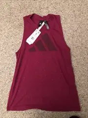 Adidas Training Singlet Women's Small Legacy Burgundy NWT