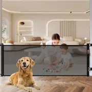 Retractable Baby Gate Retractable Pet Gates for Dogs 33"x118" Extra Long & Wi...