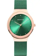 Bering 12934-868 Green Stainless Steel Womens Watch