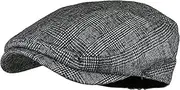 [DAIDEM] | Men’s Plaid Wool Tweed Newsboy Ivy Hat
