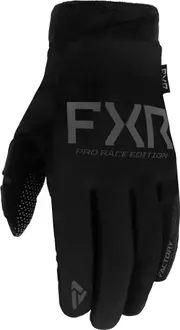 FXR Cold Cross Lite Motocross Gloves, black-grey, Size S for Men Black Grey