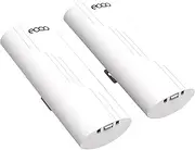 Point to Point Wireless Bridge Outdoor, 5.8GHz 3KM Starlink Outdoor Long Range Internet Transmission for Star Link Gen 3 Router, WiFi Extender with 14Dbi High Gain Antenna, PoE Adapter(2-Pack)