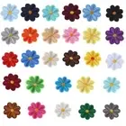 Flower Applique 40mm Iron On Flower Patches for Clothes Jackets Jeans Bag