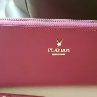 PLAYBOY粉色皮夾