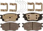 TRW Pro TRH0755 Disc Brake Pad Set For Mazda 626 1998-2002, Front, And Other Applications