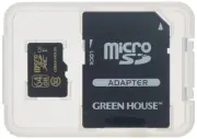 Greenhouse GH-SDMRXCUA64G High-speed microSDXC card compatible with UHS speed cl