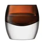 Lsa Whisky Club Peat Brown Tumblers, Set of 2