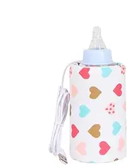 Wscwl Baby Bottle Keep Warm Cover, USB Insulation Cover Bottle Warmer Bag Milk Warmer, Warming Bag Nursing Bottle Heat Keeper for Travel, Milk Heat Keeper for Nursing Mom Baby