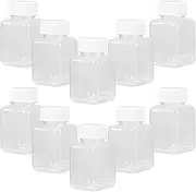 Abaodam 10 Pcs Beads Subpackage Beads Refill Bottle Plastic Hoppers Pineapple Bottle Beads Accessories for Outdoor Game