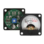 VU Meter 2 Pcs Panel VU Meters Warm Back Sound Level G1P7