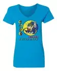Sailor Meow Shirt Sailor Funny Cartoon Women's V-Neck Tshirt