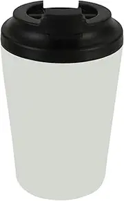AIQIUQIU Coffee Cup 12 oz (340ml) Insulated Travel Coffee Mug, Leak-Proof Stainless Steel Travel Mug with Lid, BPA Free 3Hr Hot/Cold Retention Reusable Travel Milk Cup, Beige