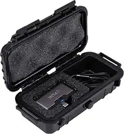 CASEMATIX Water-Resistant Travel Hard IR Case with Customizable Foam Fits Flir ONE Thermal Imager for IOS or Android Adapters Cables USB or Lightning Extensions and More