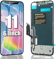 EFAITHFIX for iPhone 11 LCD Screen Replacement 6.1 Inch Frame Assembly LCD Display and 3D Touch Screen Digitizer Full HD with Waterproof Adhesive Compatible with Model A2111, A2223, A2221 (No Tools)