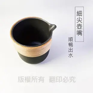 【渥思】旅行茶具隨行泡茶杯組-極致黑(露營泡茶組/收納茶器套組/辦公商務泡茶組)