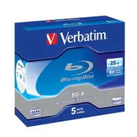 在飛比找蝦皮購物優惠-Verbatim BD-R 25GB 1 盒 5 個 437