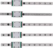 3D 3D Linear Steel Steel of Low Friction Coefficient with Sliding Block, 5 -stcs Returned Line Rails