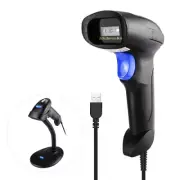 Wireless 2D Barcode Scanner and L5 Wired 1D QR Bar Code Reader for POS Terminal