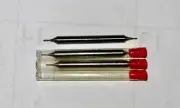 (3) Niagara 66010 1/32" L7 2-Flute Double Ended HSS End Mills