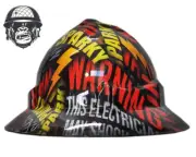 Custom Hydrographic Safety Hard Hat SPARKY PRO CHOICE WIDE BRIM