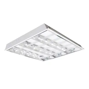 【旭光】LED T8 專用燈具 2呎4燈 T-BAR型輕鋼架/1組2入 白光6500K(※每入皆附4支燈管)